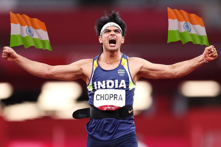neeraj chopra creates history wins gold medal in Tokyo 2020