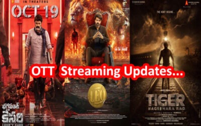 OTT Partners of Bhagavanth Kesari, Leo and Tiger Nageshwara Rao